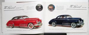 1942 Buick Series 90 70 60 50 40 Prestige Sales Brochure Catalog XL Original