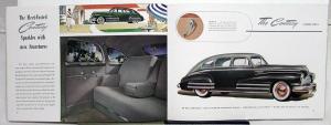 1942 Buick Series 90 70 60 50 40 Prestige Sales Brochure Catalog XL Original