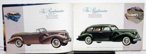 1939 Buick 8 Series 90 80 60 40 Prestige Sales Brochure Catalog Original