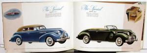 1939 Buick 8 Series 90 80 60 40 Prestige Sales Brochure Catalog Original