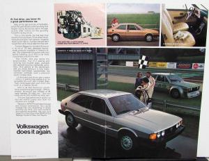 1978 Volkswagen VW Scirocco Goes as Good as It Looks Sales Brochure