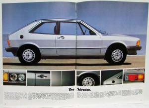1978 Volkswagen VW Model Range Sales Brochure - UK Market