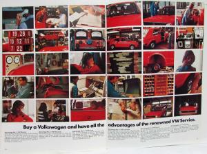1978 Volkswagen VW Model Range Sales Brochure - UK Market