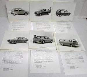 1978 Volkswagen VW Press Kit