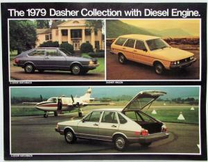 1979 Volkswagen VW Dasher Collection with Diesel Engine Spec Sheet