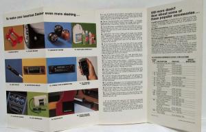 1979 Volkswagen VW Dasher Accessories Sales Folder