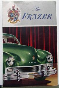 1948 1949 Frazer 6 Cylinder Car Sales Folder Brochure Original