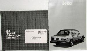 1980 Volkswagen VW Jetta Newest Original Sales Tri-fold Brochure with Envelope