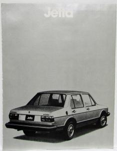 1980 Volkswagen VW Jetta Newest Original Sales Tri-fold Brochure with Envelope