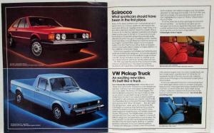 1980 Volkswagen VW Model Range Sales Brochure