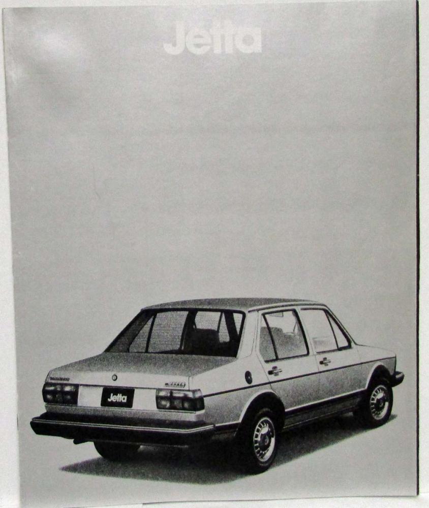 1980 Volkswagen VW Jetta Sales Brochure