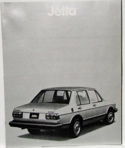 1980 Volkswagen VW Jetta Sales Brochure