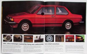 1980 Volkswagen VW Jetta Sales Brochure