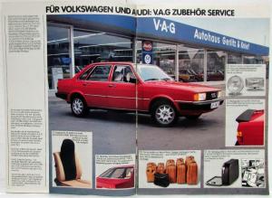 1979/1980 Volkswagen VW and Audi Accessories Sales Brochure