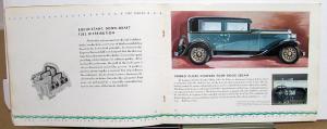 1929 Viking Eight Sedan Coupe by Olds GMC Prestige Sales Brochure Original