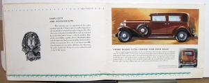 1929 Viking Eight Sedan Coupe by Olds GMC Prestige Sales Brochure Original