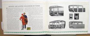 1929 Viking Eight Sedan Coupe by Olds GMC Prestige Sales Brochure Original