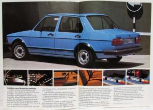 1980 Volkswagen VW Jetta Sales Brochure - French Text