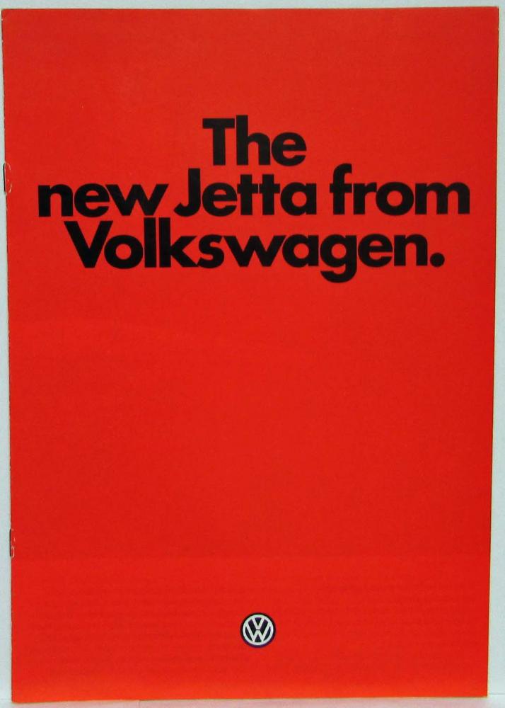 1980 Volkswagen VW Jetta Sales Brochure - UK Market