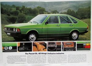 1980 Volkswagen VW Passat Sales Brochure