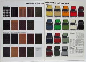 1980 Volkswagen VW Passat Sales Brochure