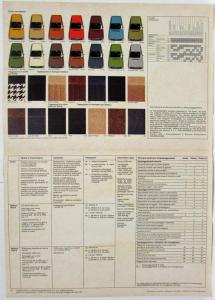 1980 Volkswagen VW Derby 900-1100 Sales Folder/Poster - UK Market