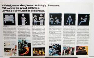 1980 Volkswagen VW Scirocco Sales Brochure