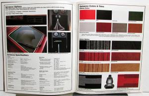 1980 Volkswagen VW Scirocco Sales Brochure