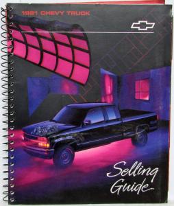 1991 Chevrolet Dealer Truck Product Selling Guide Reference Data Book