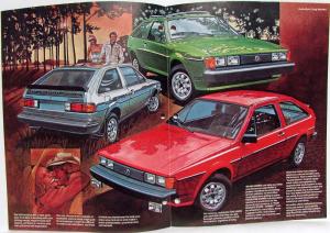 1982 Volkswagen VW Scirocco Accessories Sales Folder Brochure