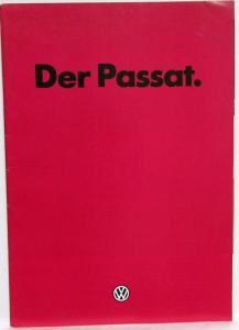 1982 Volkswagen VW Passat Sales Brochure - German Text