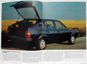 1982 Volkswagen VW Passat Sales Brochure - German Text