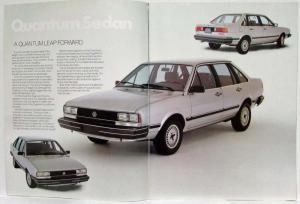 1982 Volkswagen VW Quantum Sales Brochure