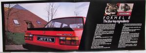 1983 Volkswagen Formel E Fuel Save Cars Sales Brochure - UK Market