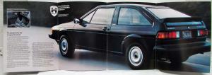 1983 Volkswagen VW Wolfsburg Limited Edition Scirocco Sales Folder