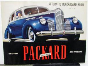 1941 Packard 110 & 120 Sales Brochure Original One-Ten One-Twenty Oversized
