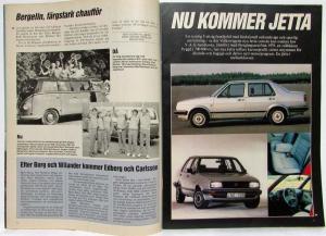 1984 Forum Magazine for Audi and Volkswagen VW People - Swedish Text