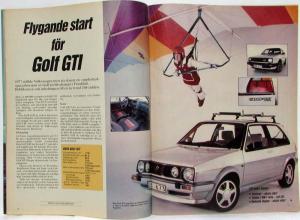 1984 Forum Magazine for Audi and Volkswagen VW People - Swedish Text