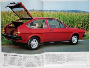 1984 Volkswagen VW Der Passat Sales Brochure - German Text