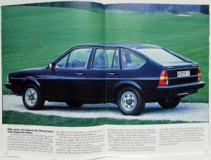 1984 Volkswagen VW Der Passat Sales Brochure - German Text