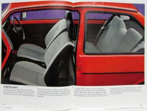 1984 Volkswagen VW Jetta Sales Brochure - UK Market