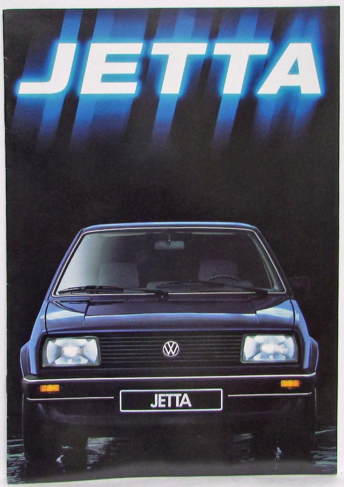 1984 Volkswagen VW Jetta Sales Brochure - German Text