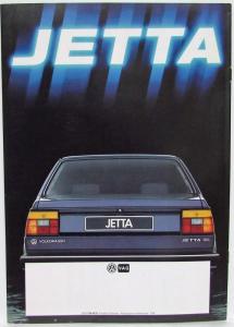 1984 Volkswagen VW Jetta Sales Brochure - German Text