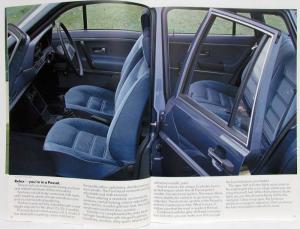 1984 Volkswagen VW Passat Sales Brochure