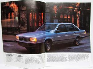 1983 Volkswagen VW Der Santana Sales Brochure - German Text