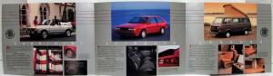 1985 Volkswagen VW Wolfsburg Limited Edition Cars Sales Tri-Fold