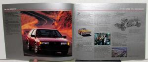 1985 Volkswagen VW Scirocco Sales Brochure