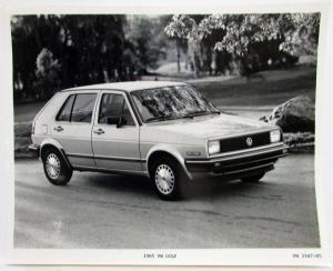 1985-1986 Volkswagen VW Golf Press Photo and Releases