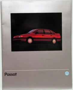1990 Volkswagen VW Passat Sales Brochure