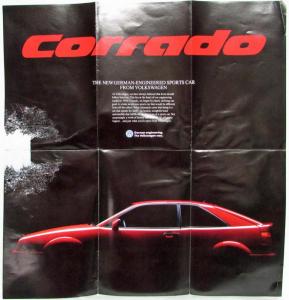 1990 Volkswagen VW Corrado Sales Folder/Poster